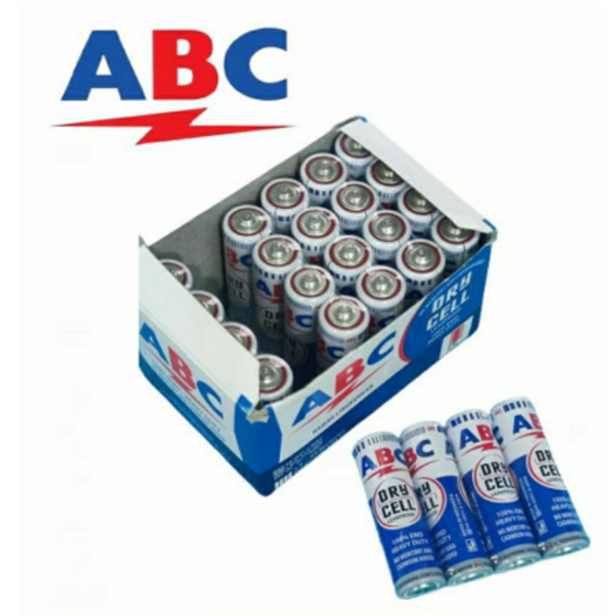 Jual Baterai ABC R6 BOX Size AA 1.5V Battery 1 dus (isi 24)/1 BOX ...