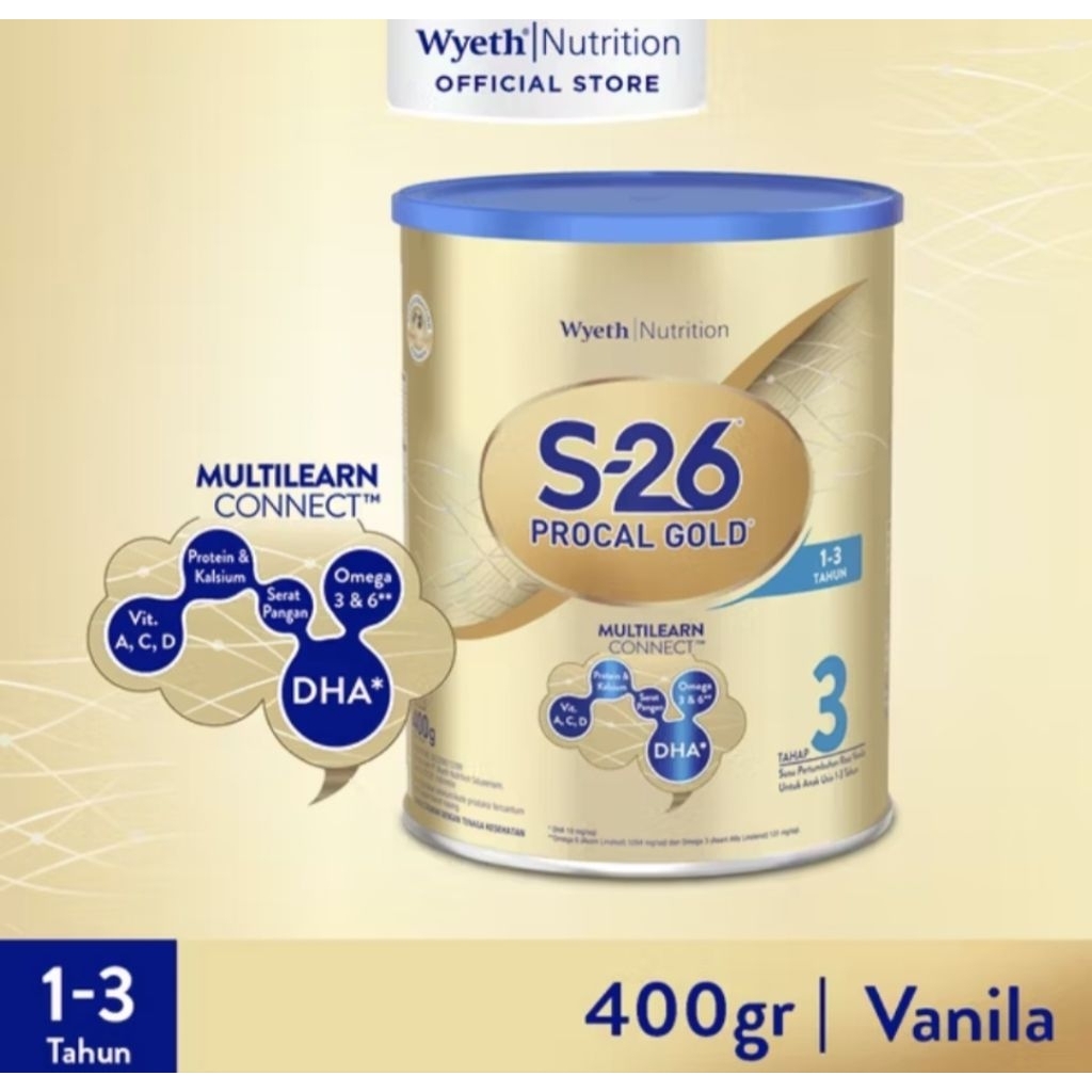 Jual S-26 PROCAL GOLD TAHAP 3 VANILA SUSU PERTUMBUHAN ANAK USIA 1-3 ...