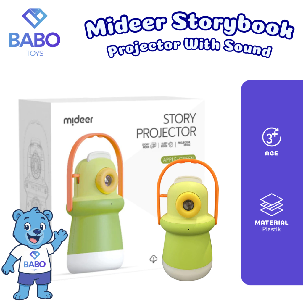 Jual Mideer CT6272 Storybook Projector With Sound Mainan Edukasi Anak ...