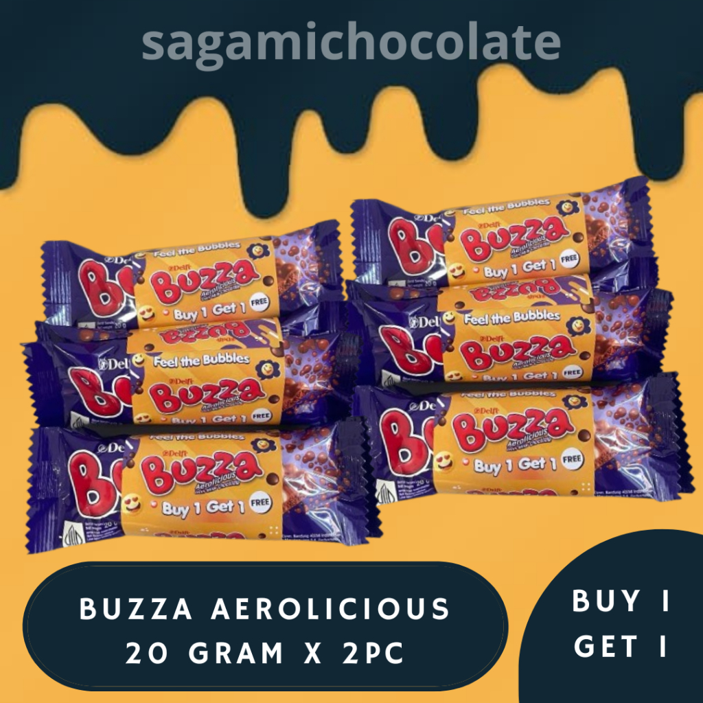 Jual BUY 1 GET 1 COKLAT BUZZA AEROLICIOUS 20 GRAM | COKLAT/COKELAT ...