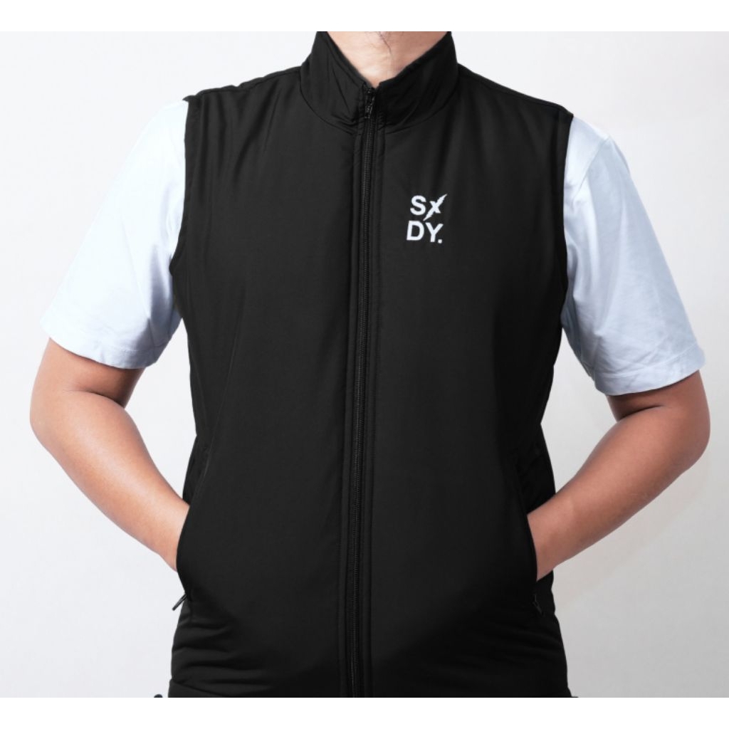 Jual Rompi motor Sixday Zipper vest klasik tahan angin | Shopee Indonesia