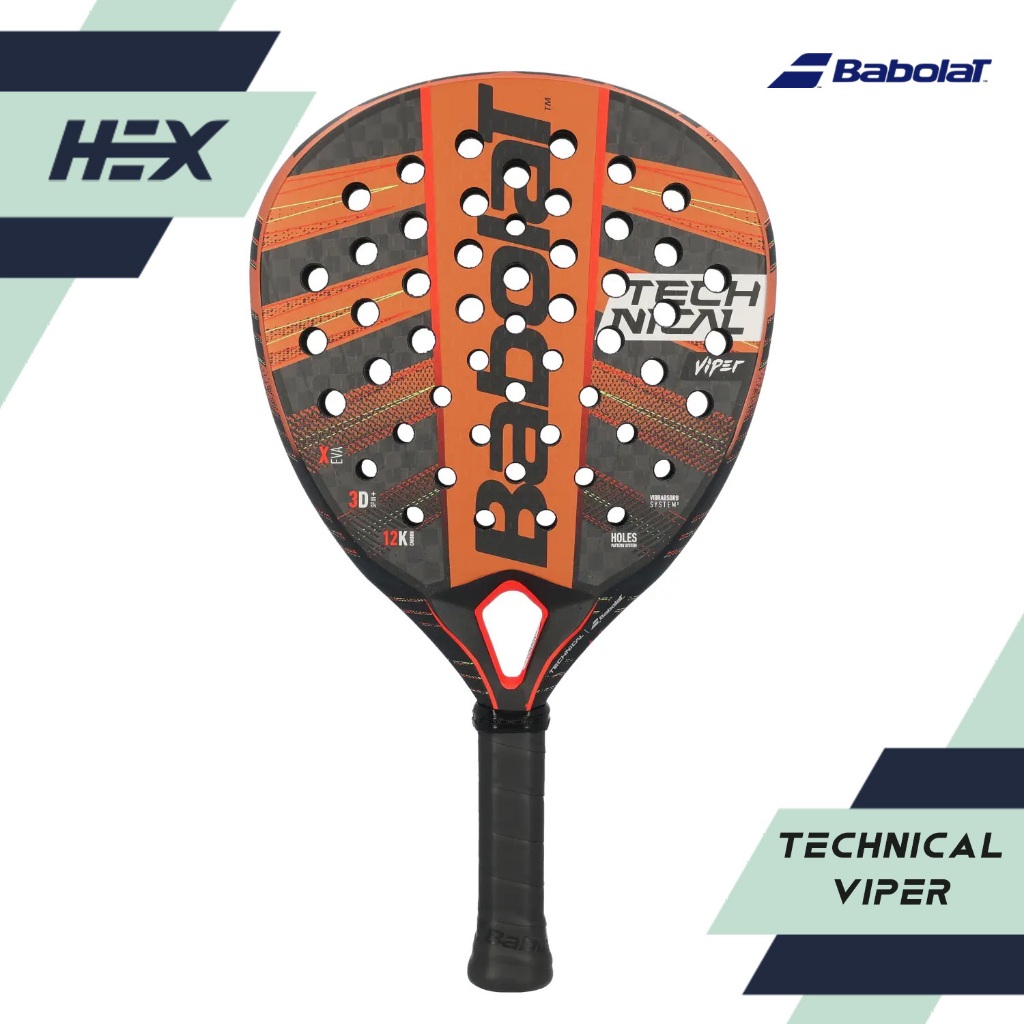 Jual BABOLAT TECHNICAL VIPER 2024 JUAN LEBRON - RACKET PADEL | Shopee ...