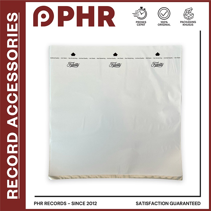 Jual FIDELITY PREMIUM PLASTIC + RICE PAPER INNER SLEEVE FOR VINYL ...