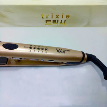 Catokan Keramik TRIXIE 881 Ionik Tourmaline Pelurus Rambut 2 IN 1 Salon Professional