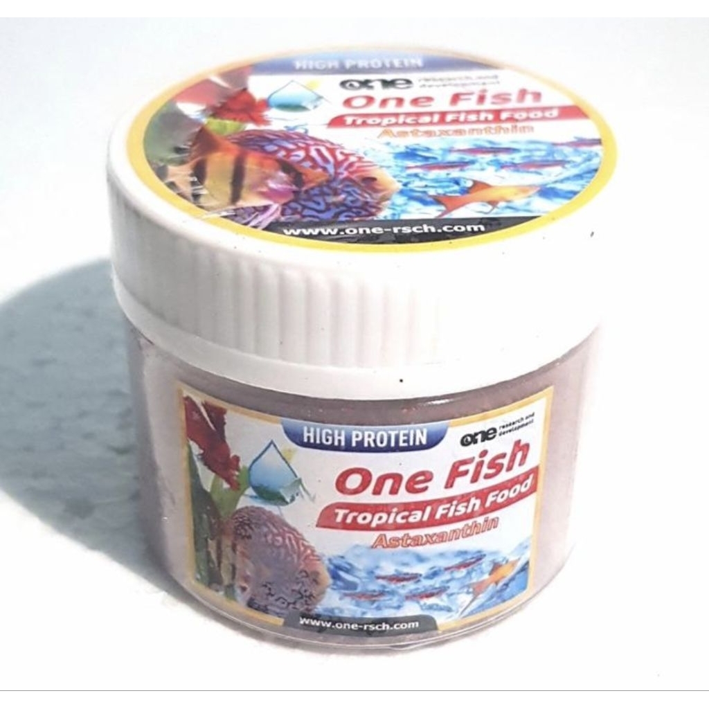 Jual pakan Ikan One Fish Tropical tinggi protein mencerahkan warna ...