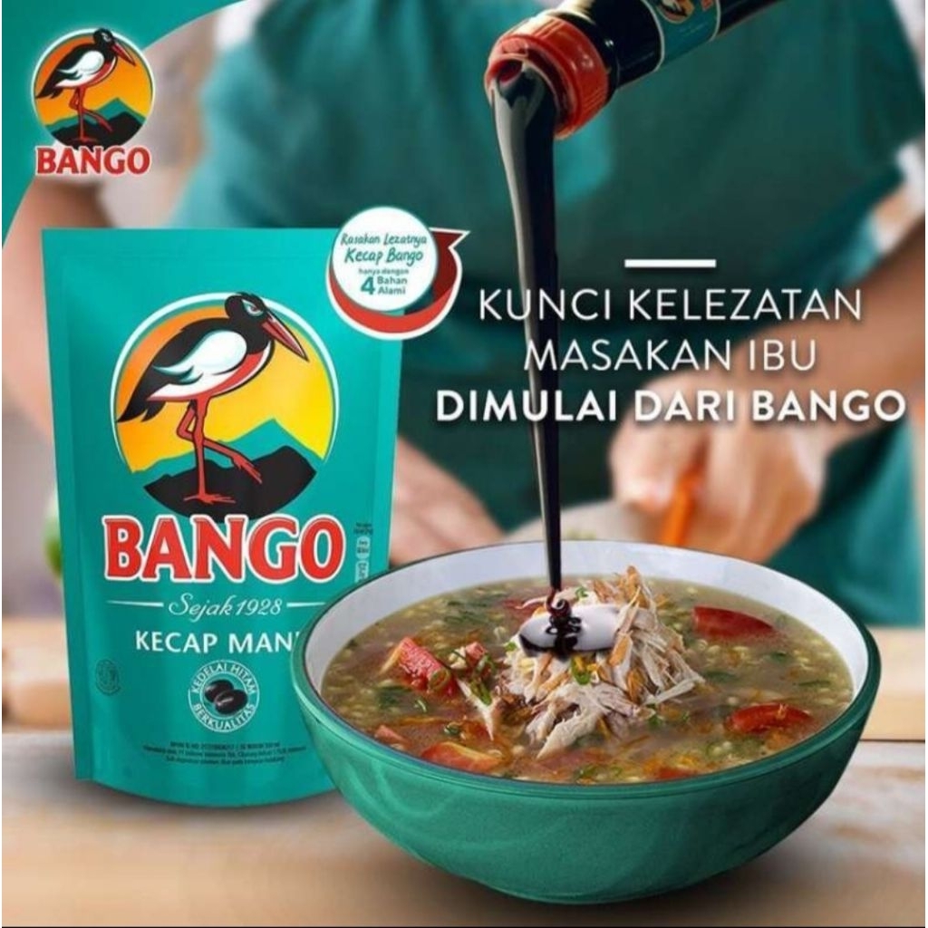 Jual KECAP MANIS BANGO (Less Sugar 520ml/ Hitam Gurih 550ml/Kecap Manis ...