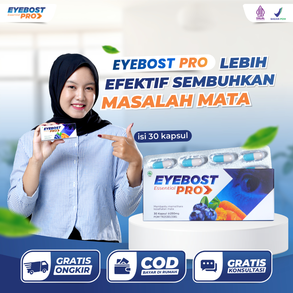 Jual Eyebost Pro Eye Drop Mata Isi 30 Kapsul - Membantu Masalah Mata ...