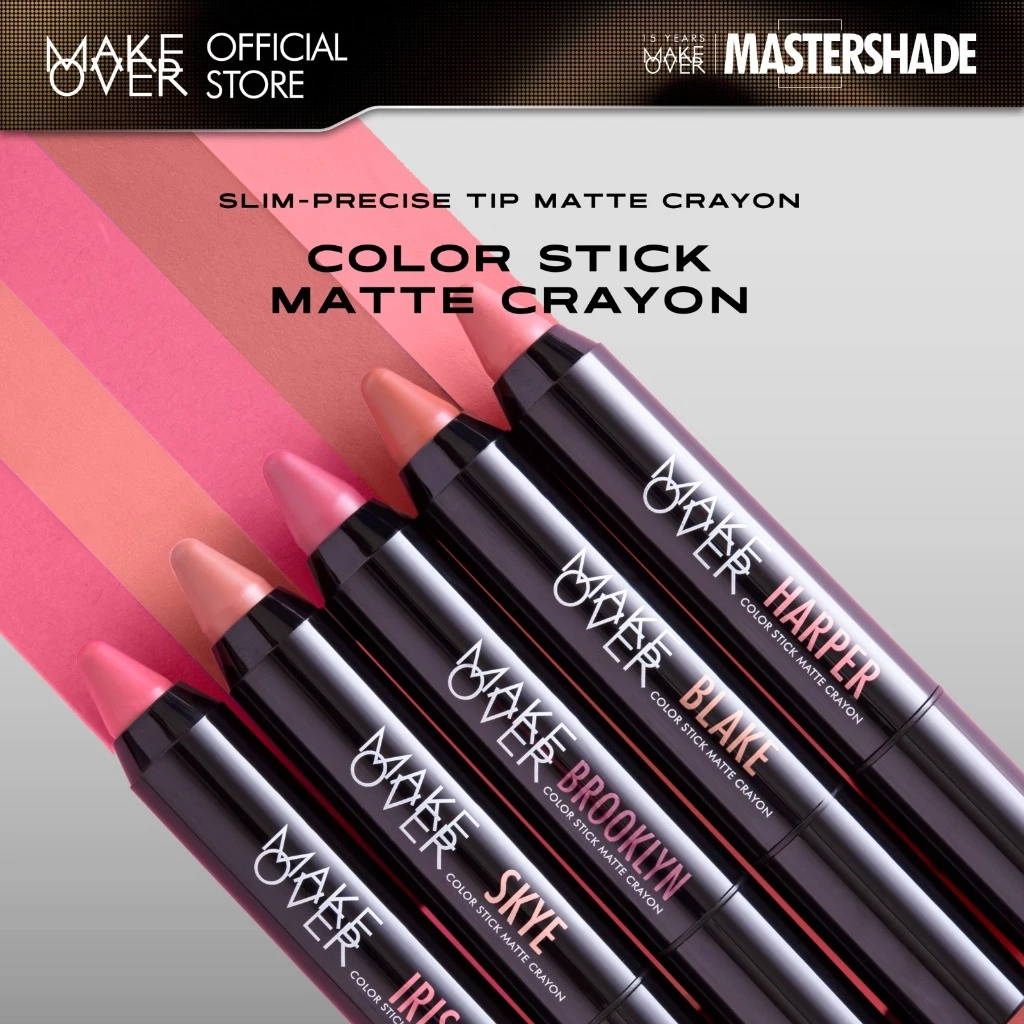 MAKE OVER Color Stick Matte Crayon 2.6 gr - Astarani Glow ビューティーケア