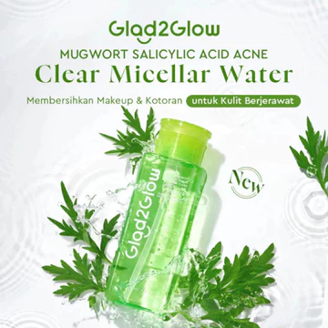 Glad2Glow Micellar Water 300ml Pembersih Make Up