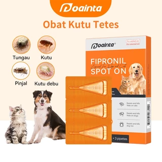 PUAINTA Obat Kutu Kucing Anjing Obat Anti Kutu Dan Kutu Obat Cacing Untuk Kucing dan Anjing Cacing dan Parasit 0.67/0.5ml