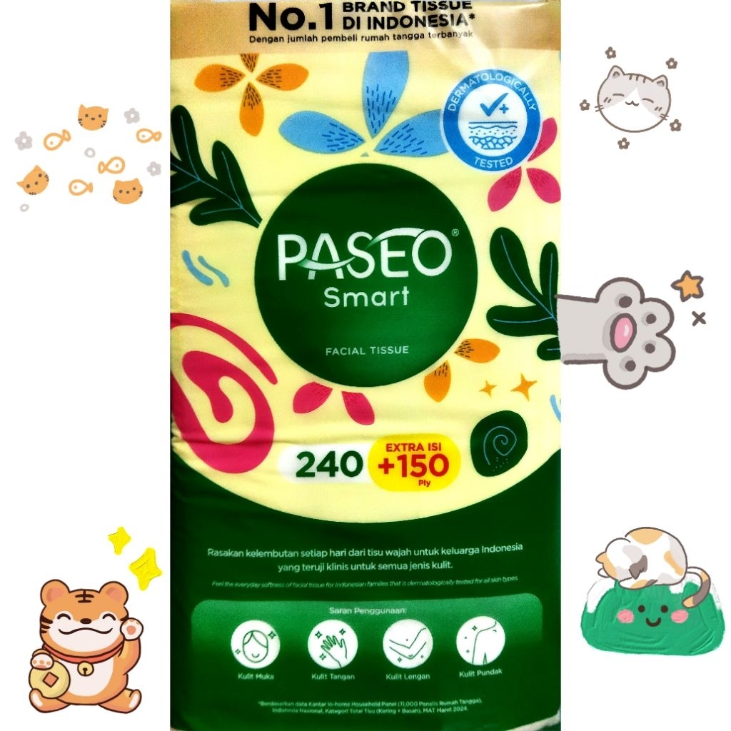 Jual Tisu Paseo smart 3 ply 390 sheets | Shopee Indonesia