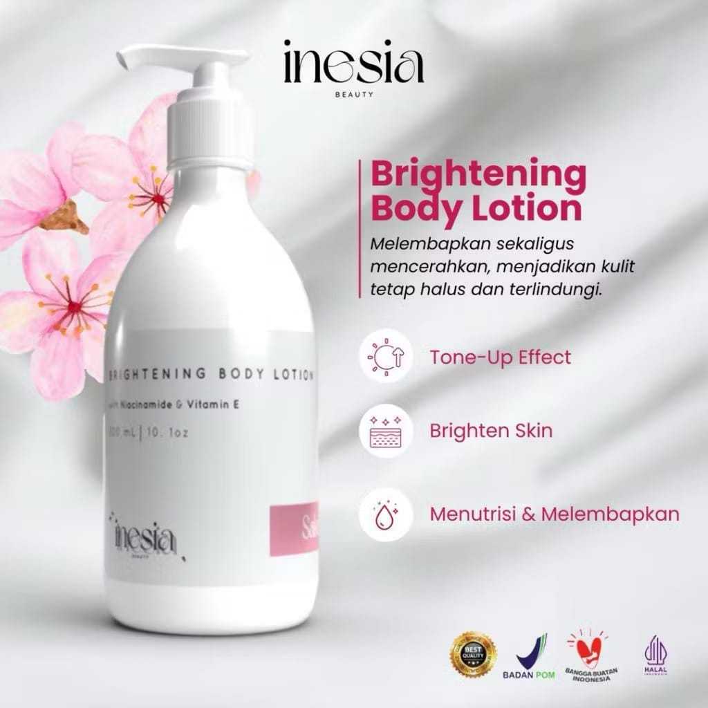 Jual Inesia Brightening Body Lotion Niacinamide & Vitamin E - Sakura ...
