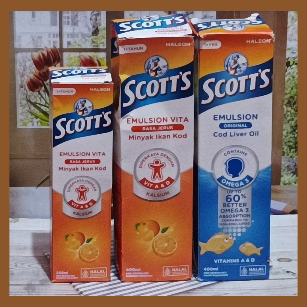 Jual Scott's Emulsion Vita Rasa Jeruk/Original | Shopee Indonesia