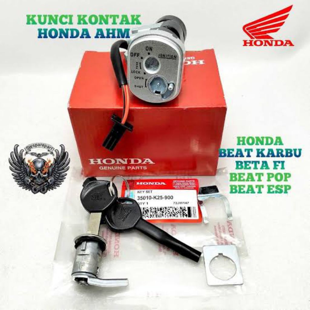 Jual Kunci Kontak (Key Set) Honda Beat FI K25 | Shopee Indonesia