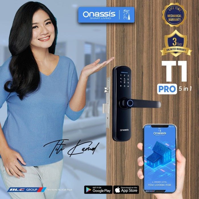 Jual Onassis Smart Lock T1 Pro WIFI - Smart Home | Shopee Indonesia