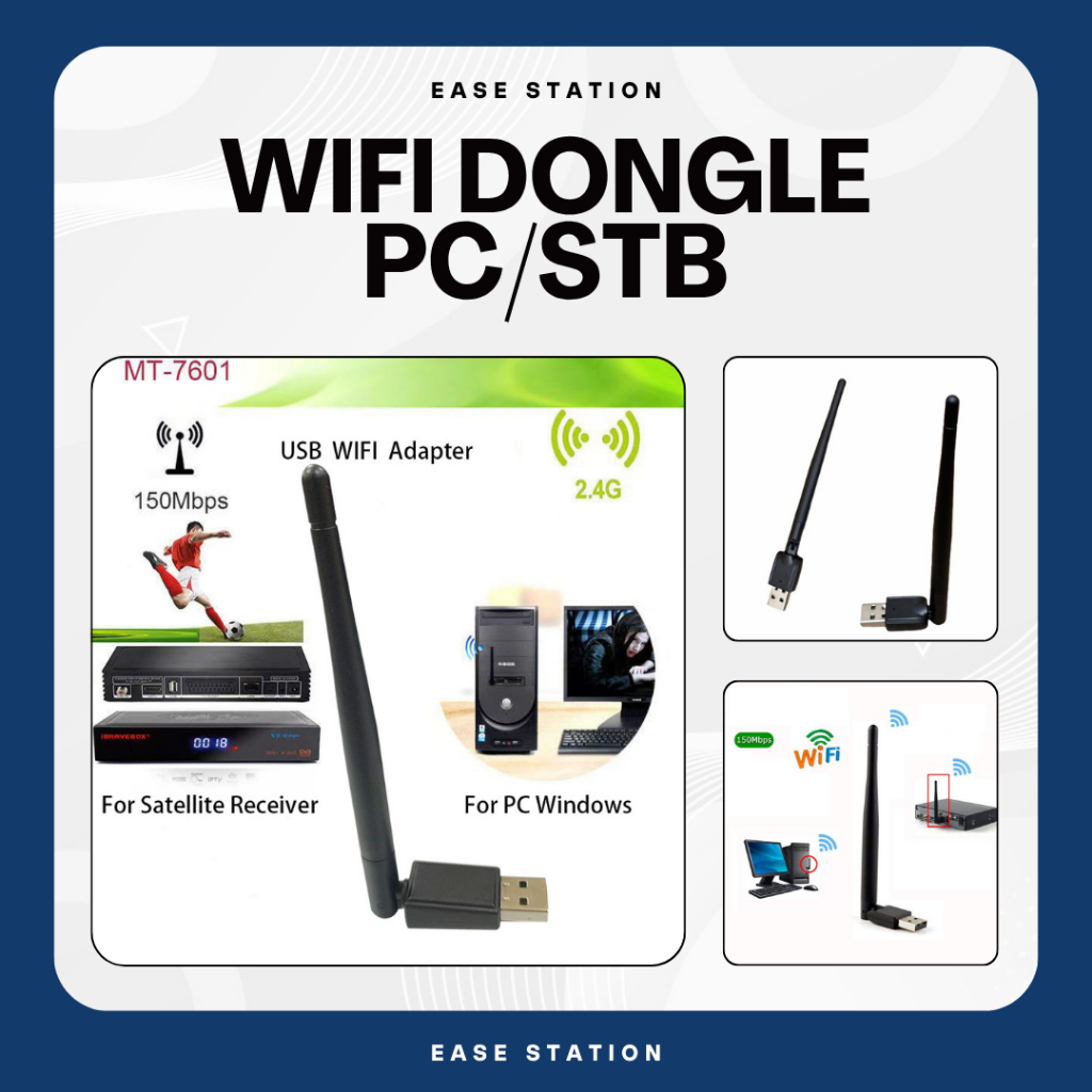 Jual WIFI DONGLE INTERNET STB DVB-T2 TVBOX WIFI TAMBAHAN UNTUK STB ...