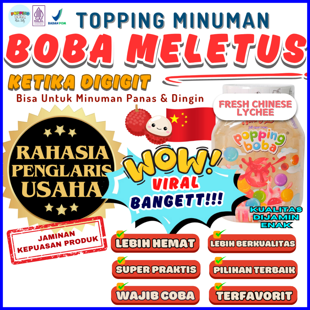 Jual PoppingBobaMeletusDimulutPerpaduan MILO Susu UHT Original ...