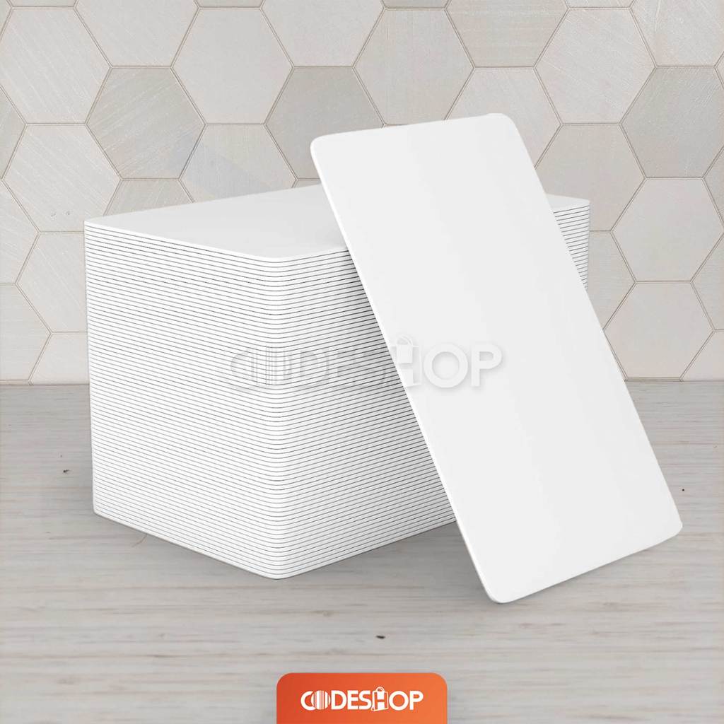 Jual Kartu RFID MFRE 13,56 MHz Blank ID Card PVC Writable Android ...