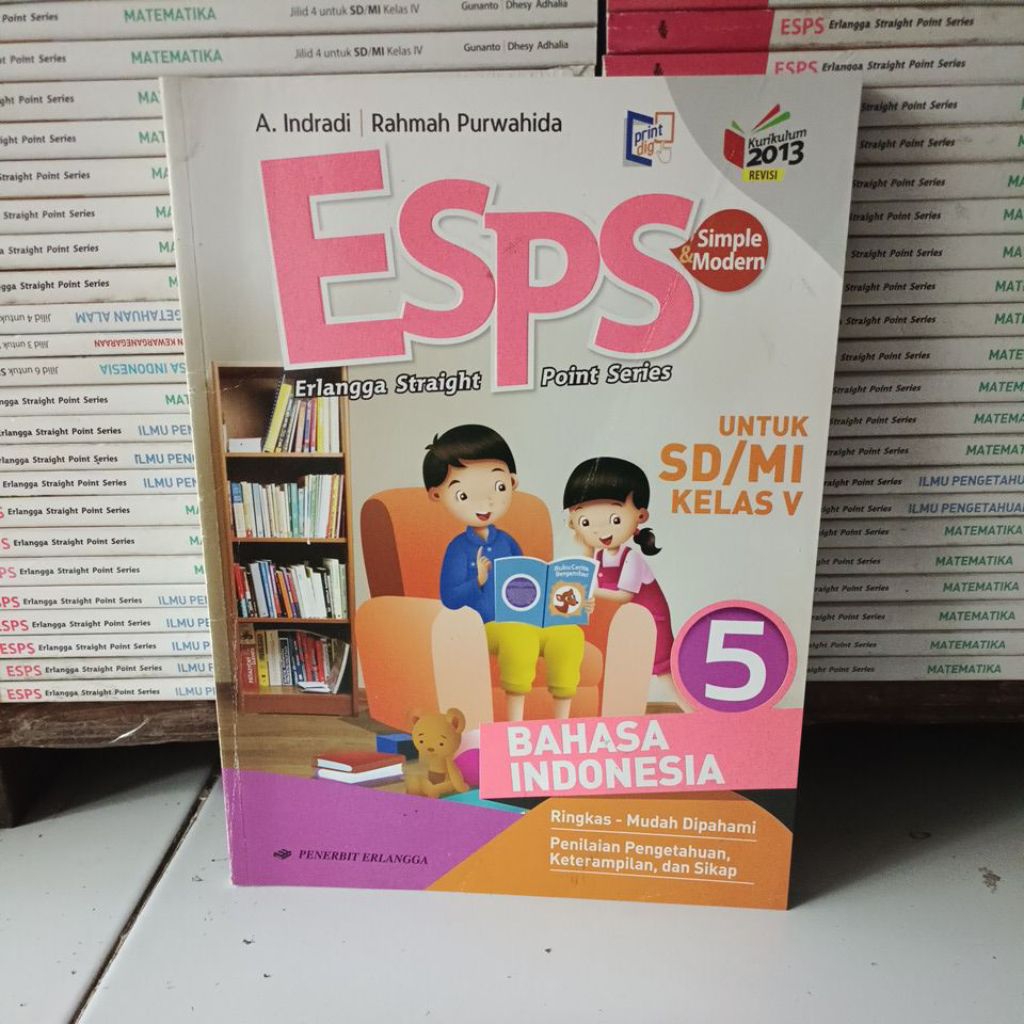 Jual BUKU ESPS BAHASA INDONESIA KELAS 5 V SD KURIKULUM 2013 REVISI ...