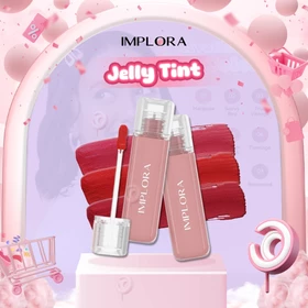IMPLORA JELLY TINT ( 5 Ml ) Lip Tint Plumpy Glossy Tahan Lama Moisturizer Transferproof