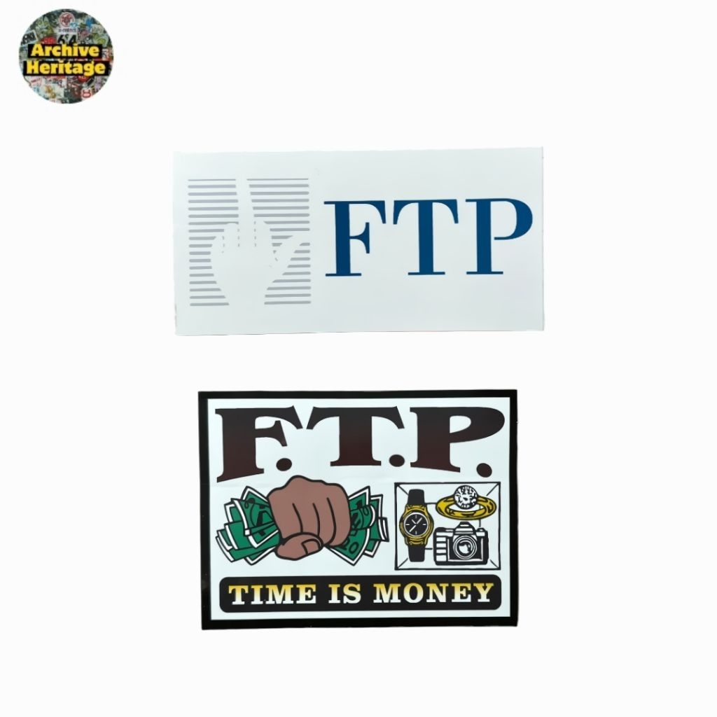 Jual sticker FTP corporate time is money f*ck the population stiker ...
