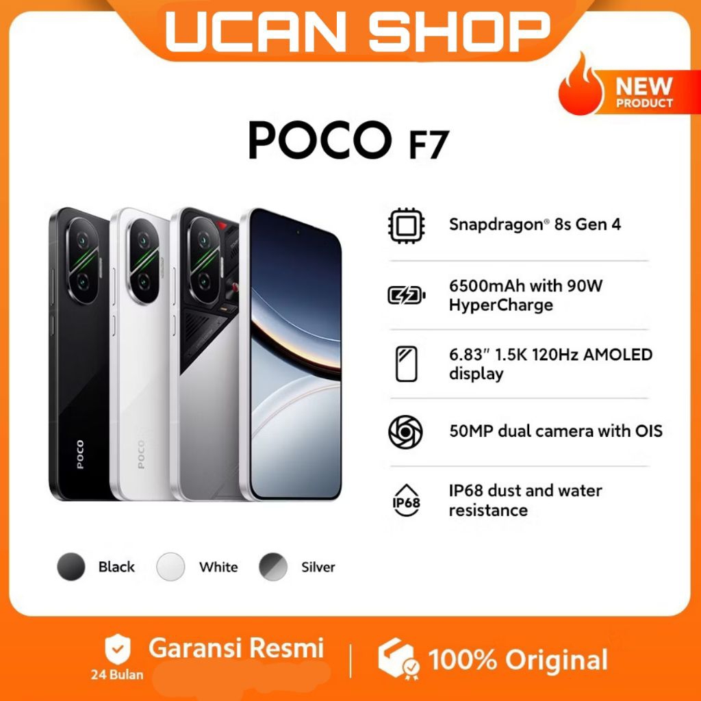 Jual POCO F7 XIAOMI POCO F7 GARANSI RESMI | Shopee Indonesia