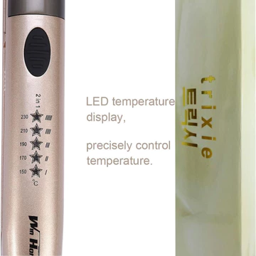 Catokan TRIXIE 881 ION Negatif Tourmaline Keramik Salon Professional Pelurus Rambut 2 IN 1