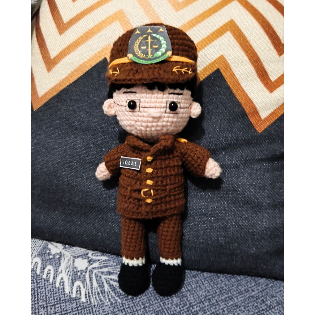 Jual [Custom Order] Boneka Rajut Karakter Profesi Jaksa RI | Shopee ...