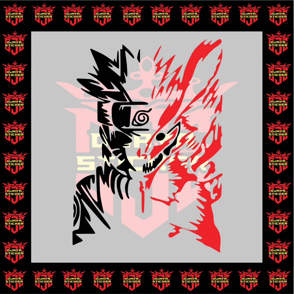 Jual CUTTING STICKER ANIME NARUTO X GHARA STIKER VARIASI MOTOR MOBIL ...