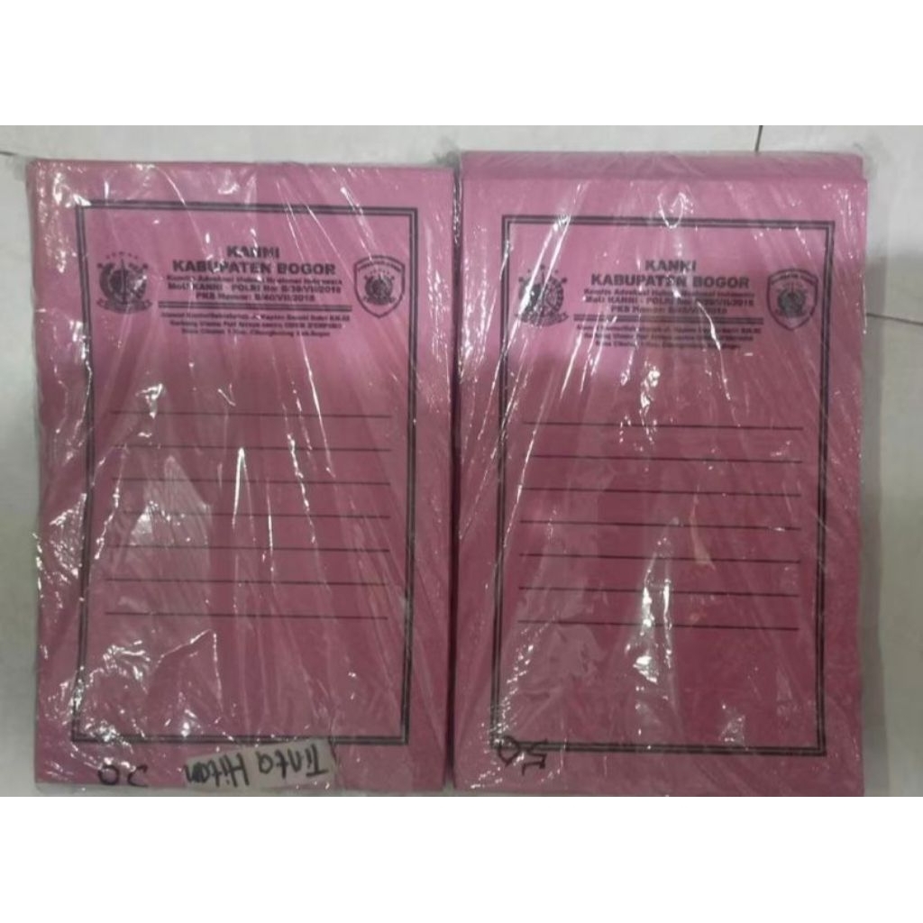Jual cetak map kertas / custom / kertas sablon / map sablon / stopmap ...