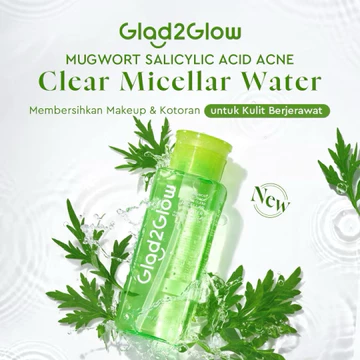 Glad2Glow Micellar Water Cherry Blossom Panthenol Mugwort Vit C