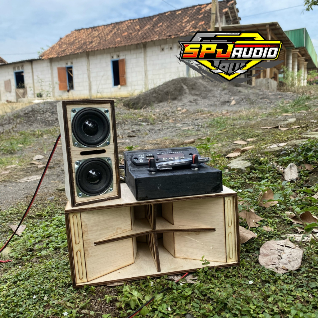 Jual Paket Sound Miniatur Fullset Box KIMOCHI Double 3 Inch dan Line ...