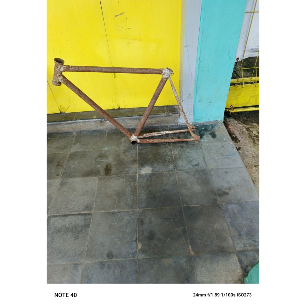 Jual frame sepeda fixie 700c custom antiq tanpa fork | Shopee Indonesia