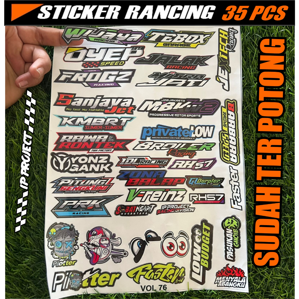 Jual STIKER PACK BENGKEL RACING TEAM Racing Hell, KATC, PRK Klaten ...