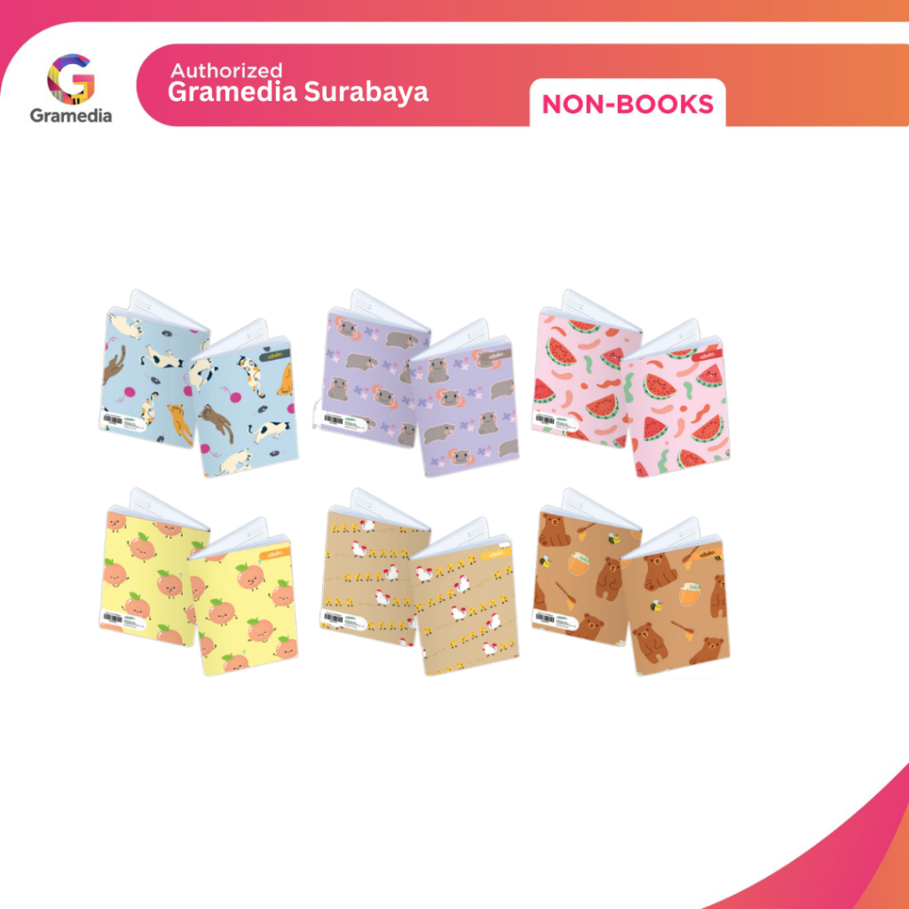Jual Gramedia Surabaya NB - Estudee K B5 Fancy Pattern Isi 6 | Shopee ...