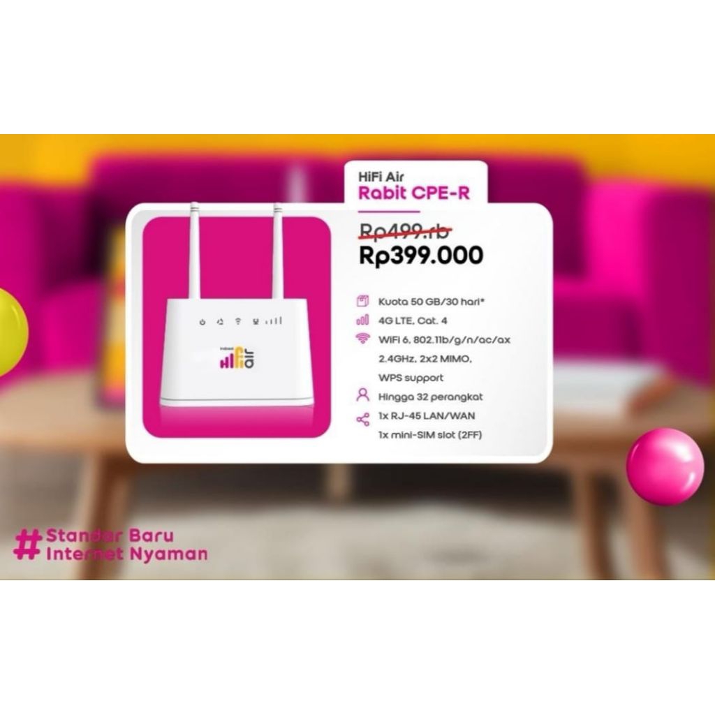 Jual Modem Hifi air rabit kuota 75 GB | Shopee Indonesia
