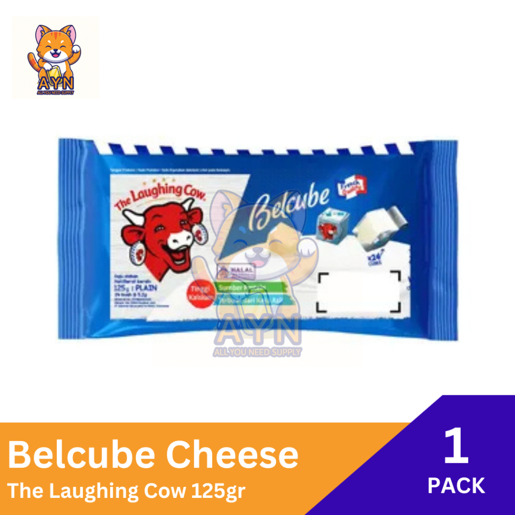 Jual Belcube Cheese The Laughing Cow Keju MPASI Rasa Plain 125 gr ...