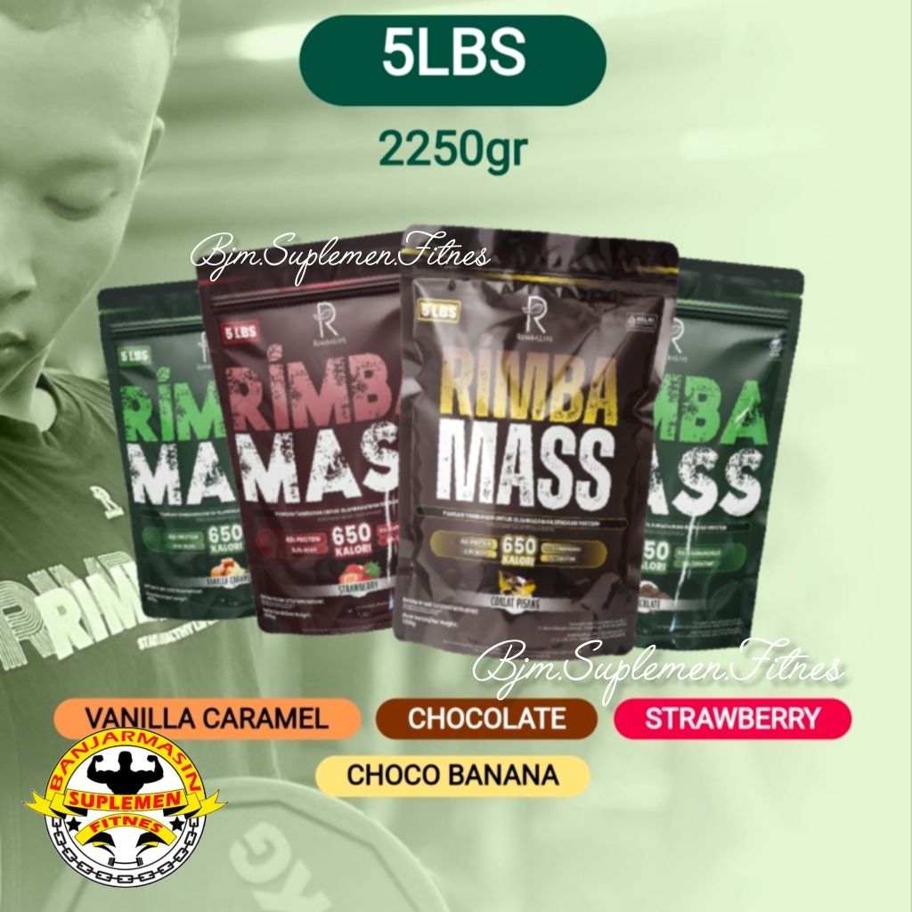 Jual Rimbalife Rimbamass Rimba mass Halal Bpom 5 Lbs 2250gram (Rasa ...