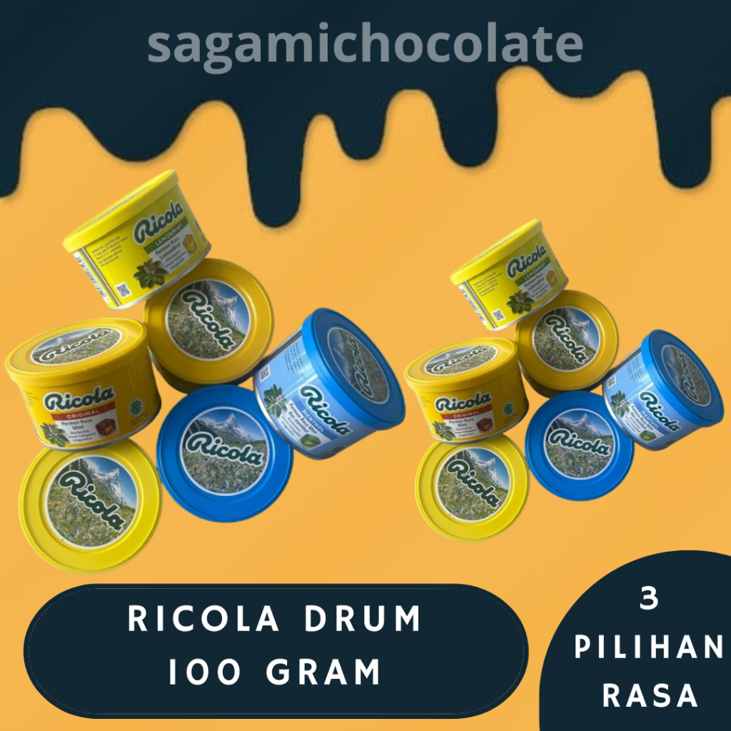 Jual SALE RICOLA PERMEN SWISS HERB / LEMON / MENTHOL CANDY 100 GRAM ( 1 ...