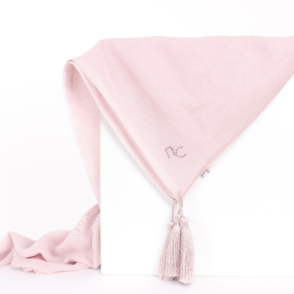 NADIYA Everyday Scarf Square Paris Japan Tassel Premium