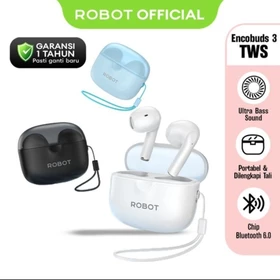 Robot TWS Encobuds 2 3 4 6 Earphone Bluetooth 6.0 Generasi Baru Ultra Bass Sound Robot