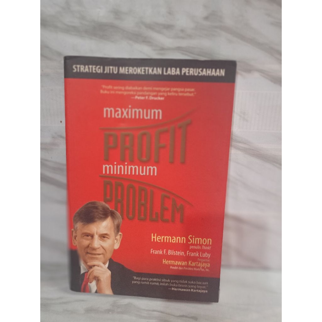 Jual MAXIMUM PROFIT MAU MINIMUM PROBLEM by Herman simon | Shopee Indonesia