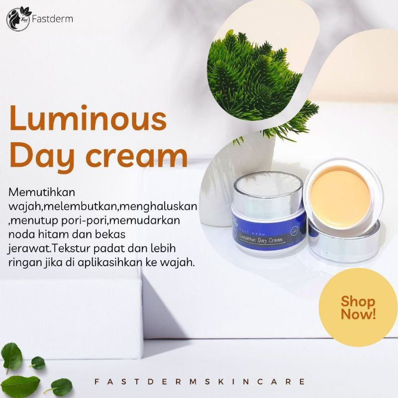 Jual Fast Derm-Luminous Day Cream 10gr | Shopee Indonesia