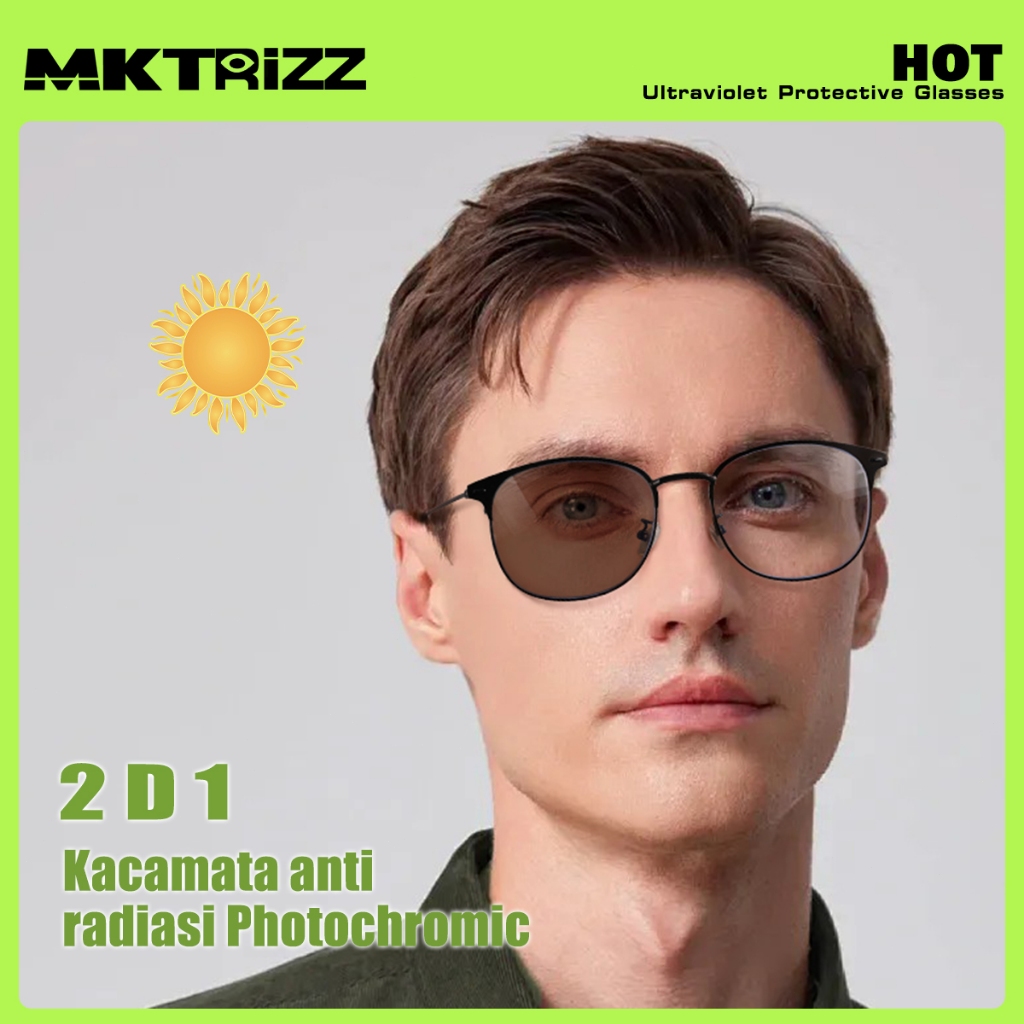 Jual MKTRIZZ Kacamata Photocromic 3 in 1 Anti Radiasi Minus Blueray ...
