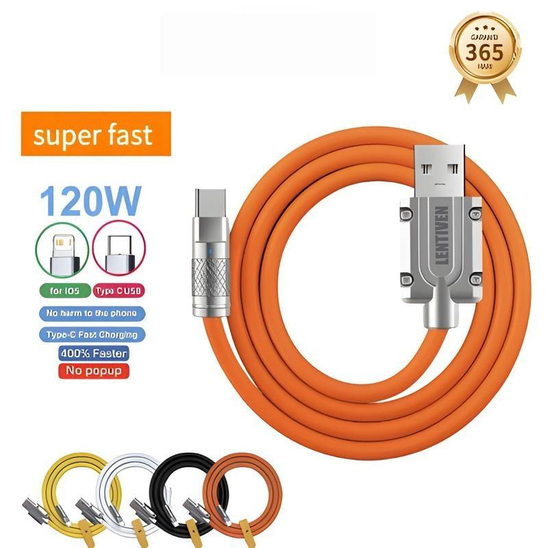 Jual Kabel Data 120W Super Fast Charging Type C - Anti Putus & Tahan