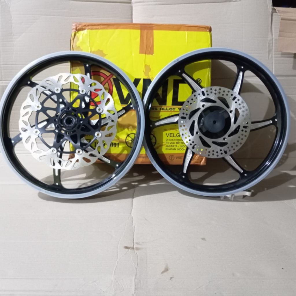 Jual VELG VND SIXSTAR V2 NINJA R SS RR ZX UKURAN 160-185 RING 17 PLUS ...