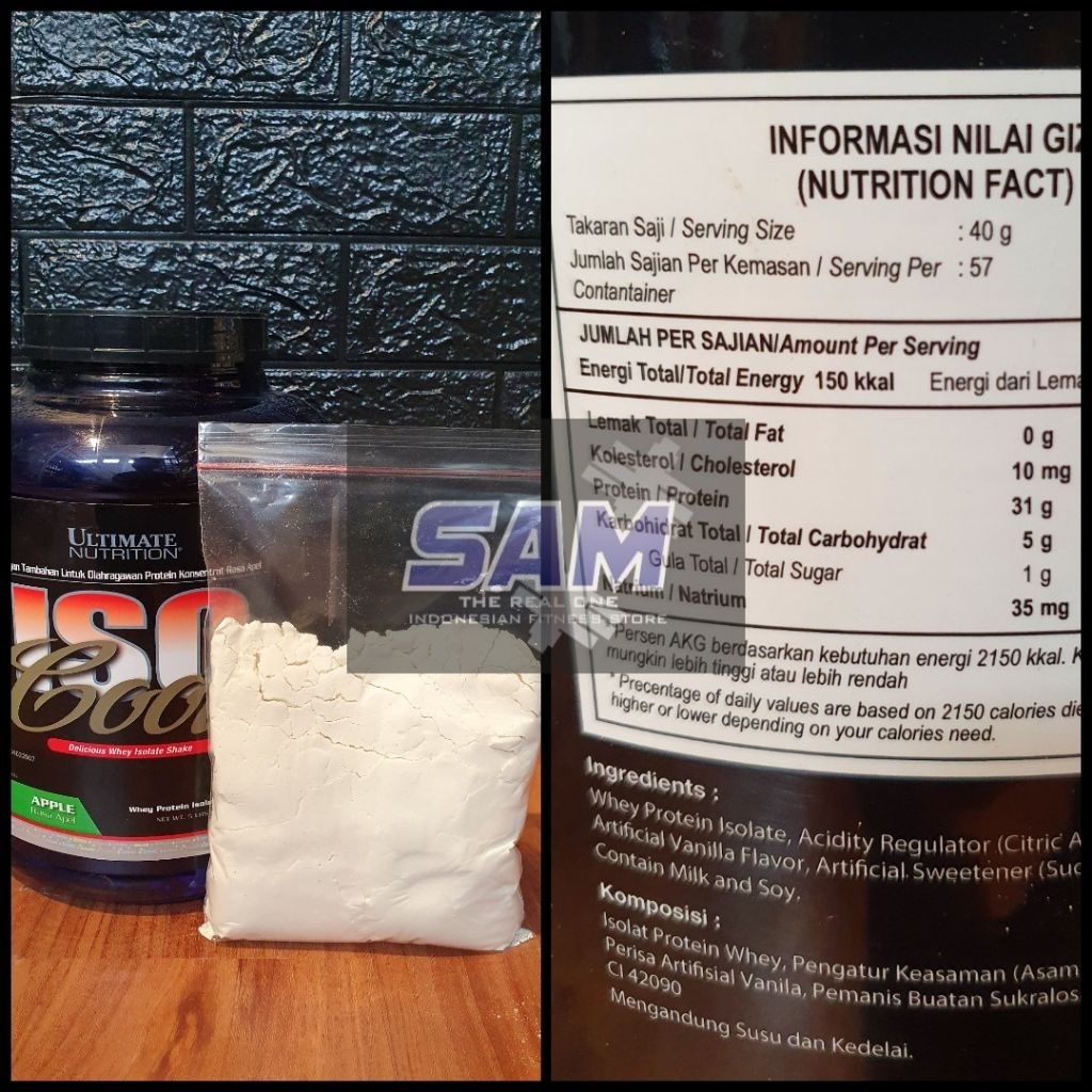 Jual Suplemen Fitness Eceran Repack ULTIMATE Iso Cool 1 lb Isocool Whey ...