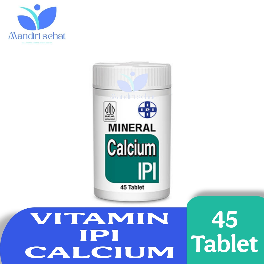 Jual IPI Mineral Calcium 45 Tablet - Mempertahankan Kekuatan Tulang dan ...