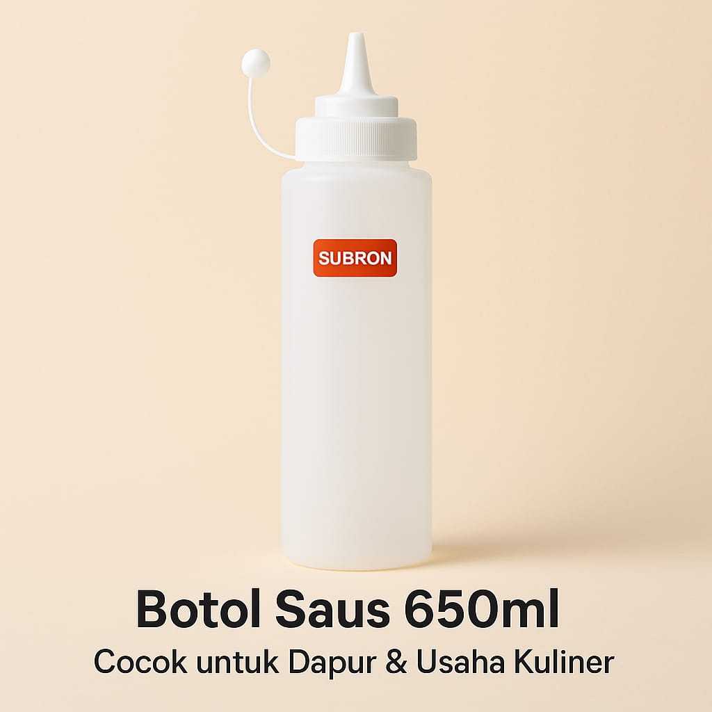 Jual Botol Saus Subron 650ml – Food Grade, Cocok untuk Dapur & Usaha ...