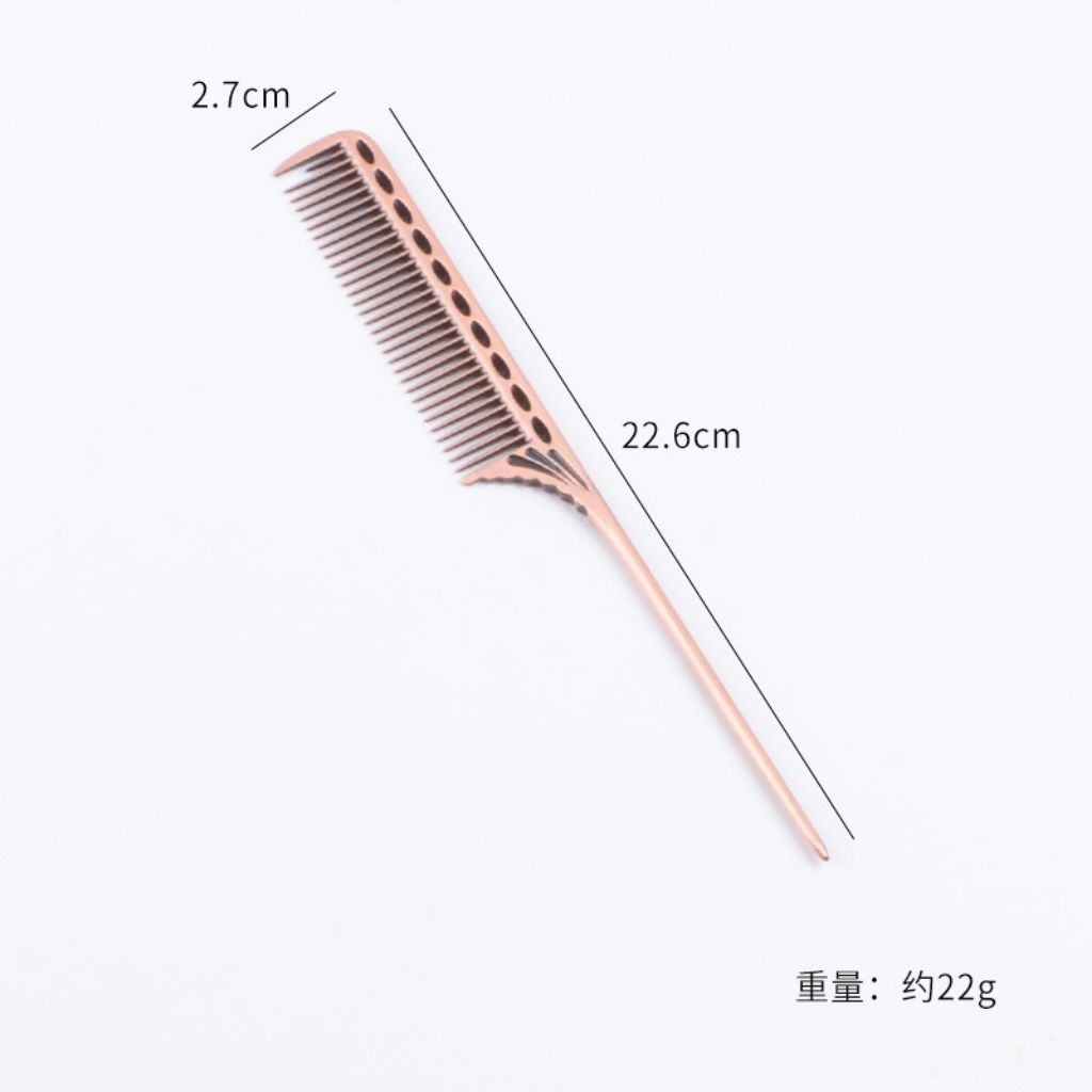 Jual Sisir Ekor Rambut Stainless Steel Tahan Karat Sisir Penata Rambut ...